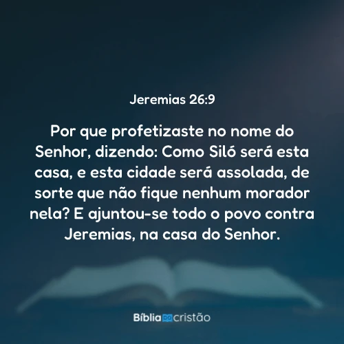 Jeremias 26:9