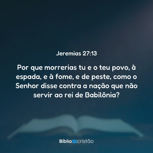 Jeremias 27:13