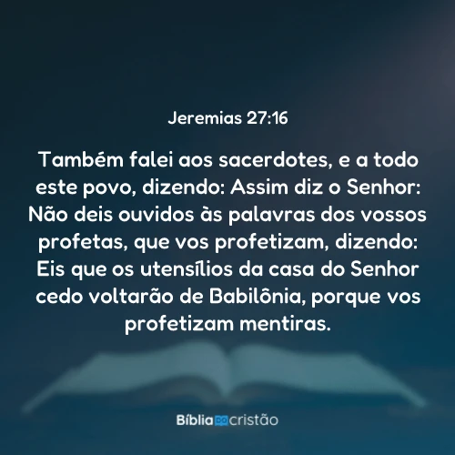 Jeremias 27:16