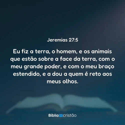 Jeremias 27:5