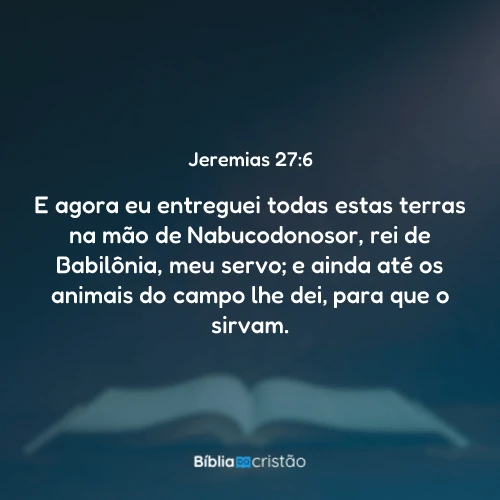 Jeremias 27:6