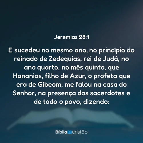Jeremias 28:1