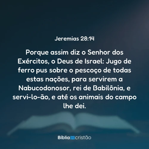 Jeremias 28:14
