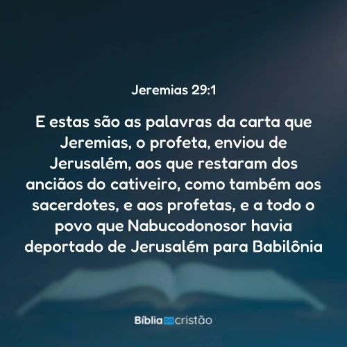 Jeremias 29:1