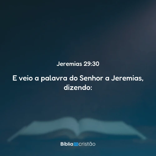 Jeremias 29:30