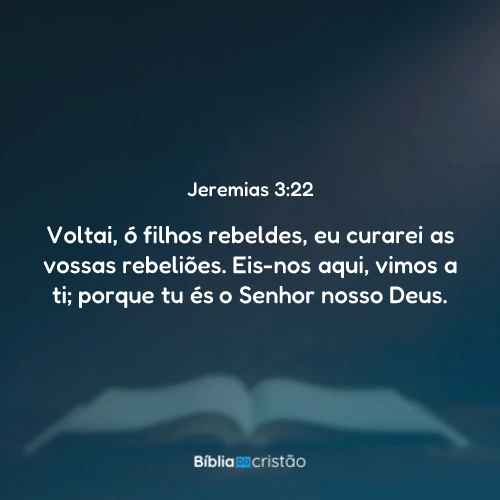 Jeremias 3:22