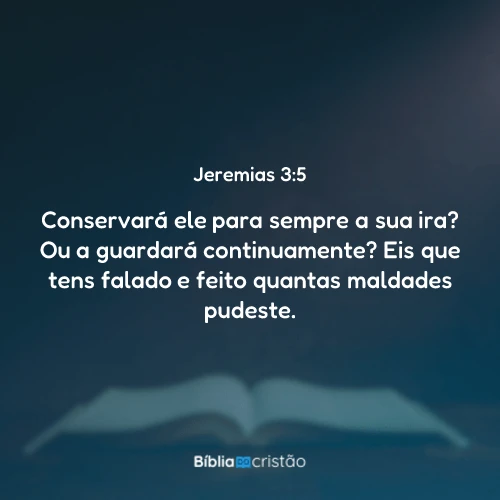 Jeremias 3:5