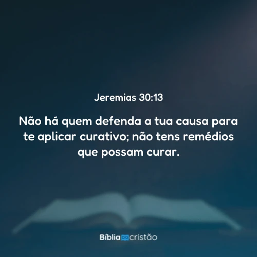 Jeremias 30:13