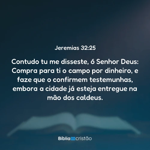 Jeremias 32:25
