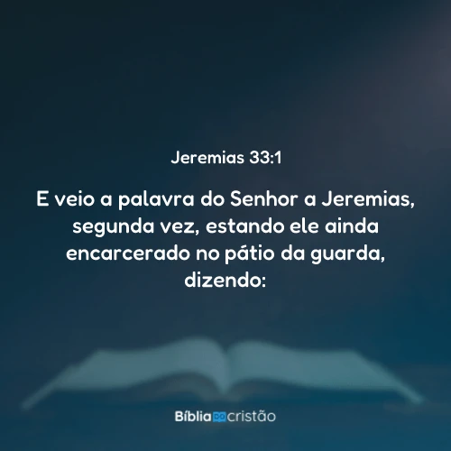 Jeremias 33:1