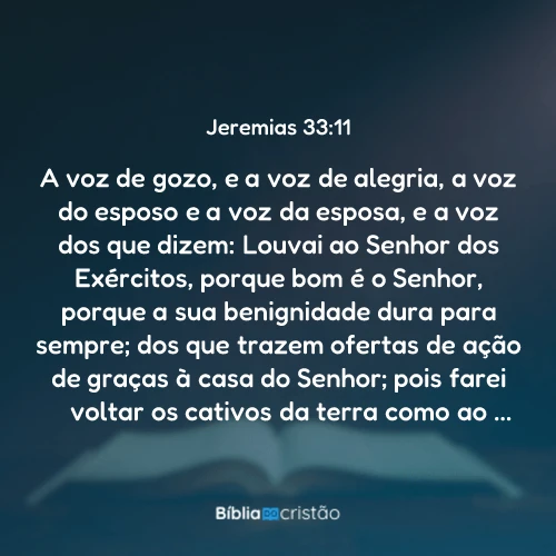 Jeremias 33:11