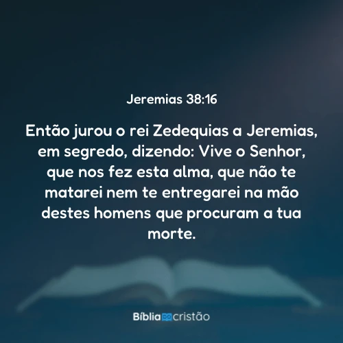 Jeremias 38:16