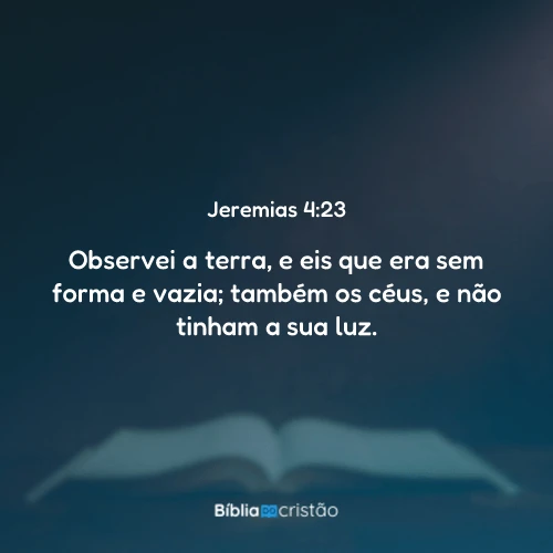Jeremias 4:23