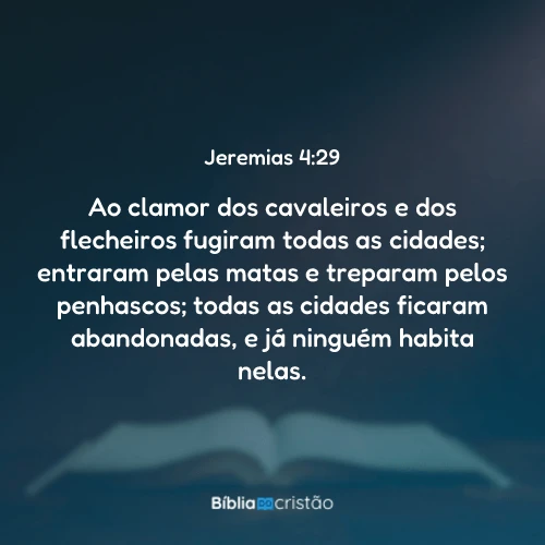Jeremias 4:29