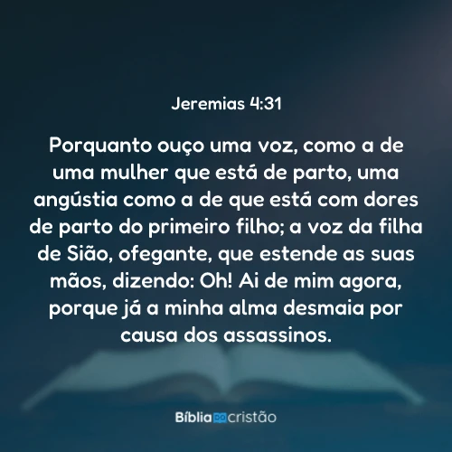 Jeremias 4:31
