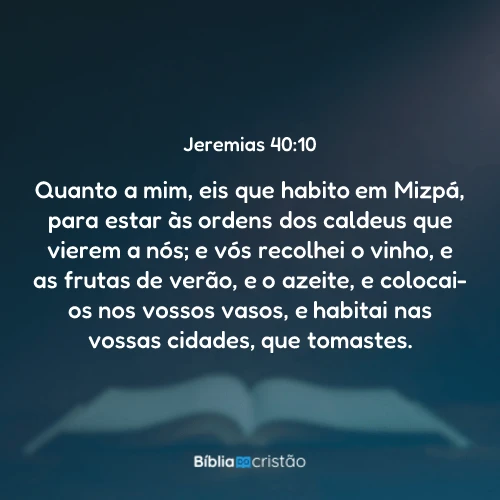 Jeremias 40:10