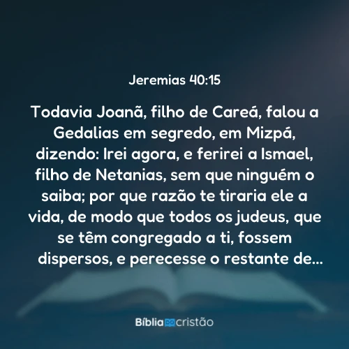 Jeremias 40:15