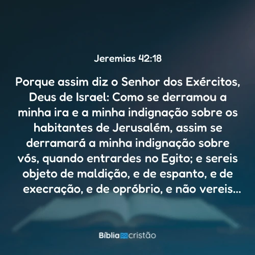 Jeremias 42:18