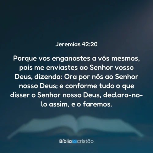 Jeremias 42:20