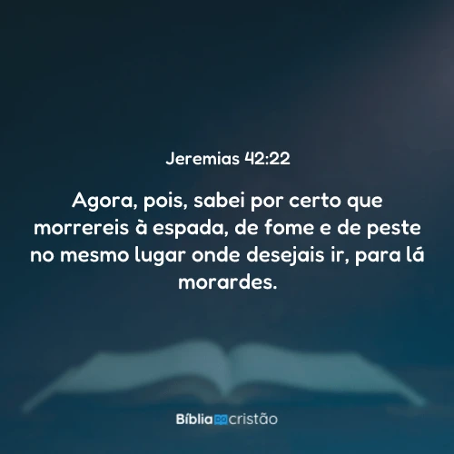 Jeremias 42:22