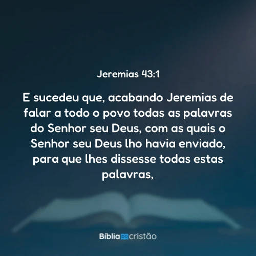 Jeremias 43:1