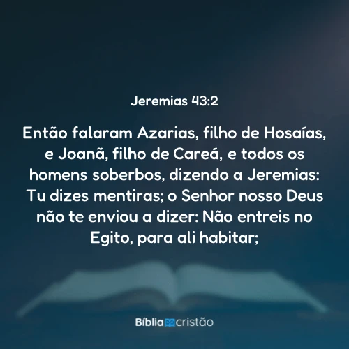 Jeremias 43:2