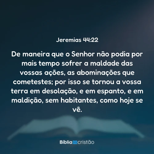Jeremias 44:22
