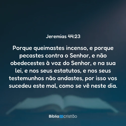 Jeremias 44:23