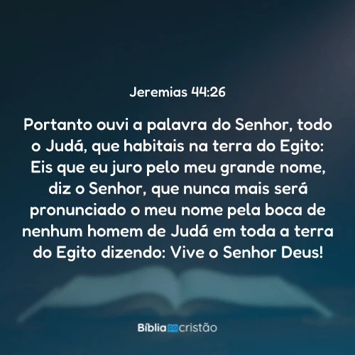 Jeremias 44:26