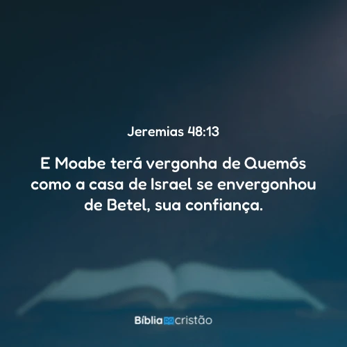 Jeremias 48:13