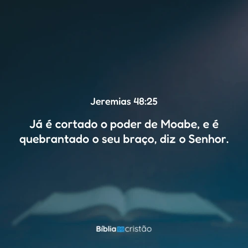 Jeremias 48:25