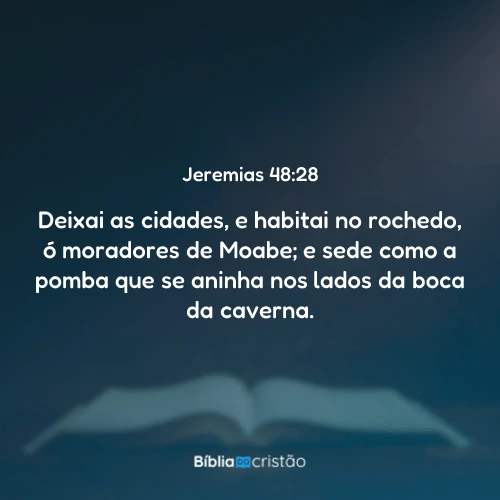 Jeremias 48:28