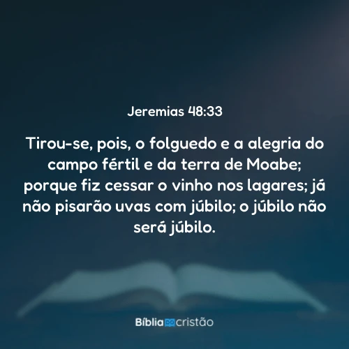 Jeremias 48:33
