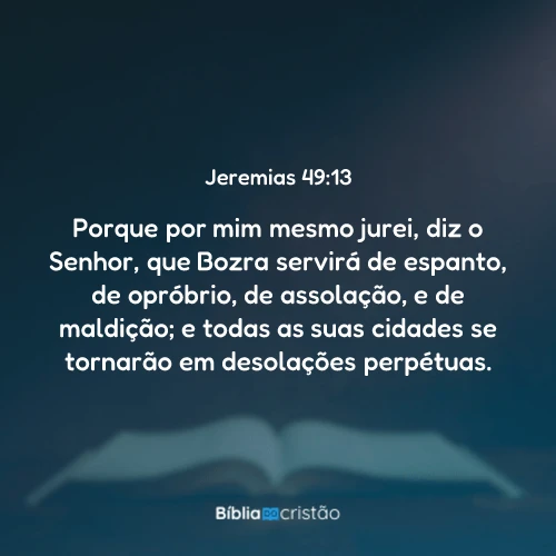 Jeremias 49:13