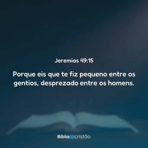Jeremias 49:15