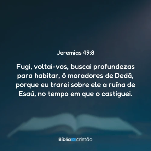 Jeremias 49:8