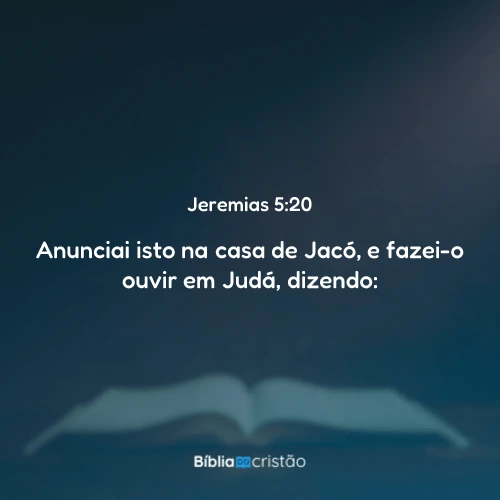Jeremias 5:20