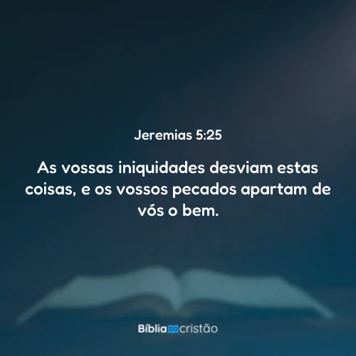 Jeremias 5:25