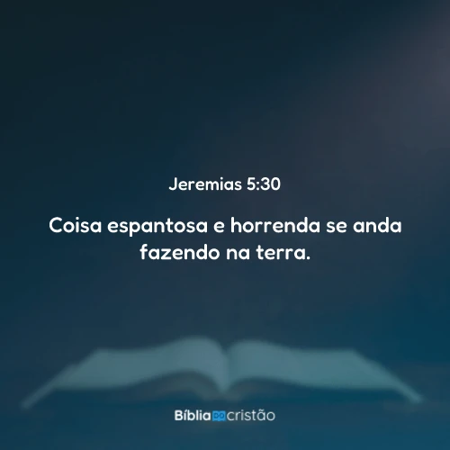 Jeremias 5:30
