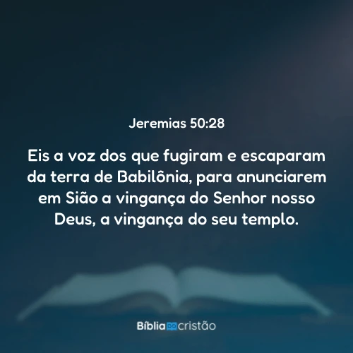 Jeremias 50:28
