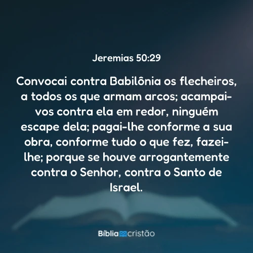 Jeremias 50:29