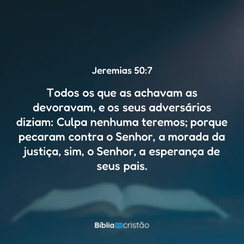 Jeremias 50:7