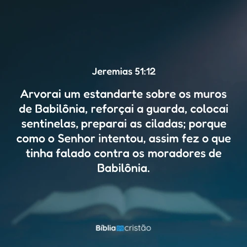 Jeremias 51:12