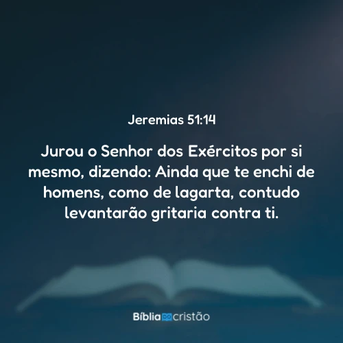 Jeremias 51:14