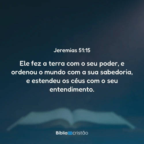 Jeremias 51:15