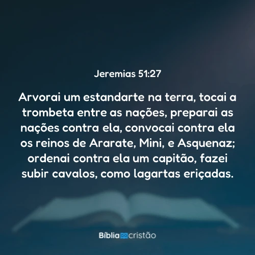Jeremias 51:27