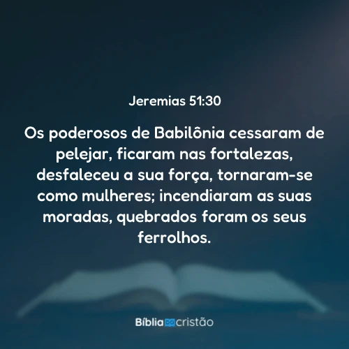 Jeremias 51:30