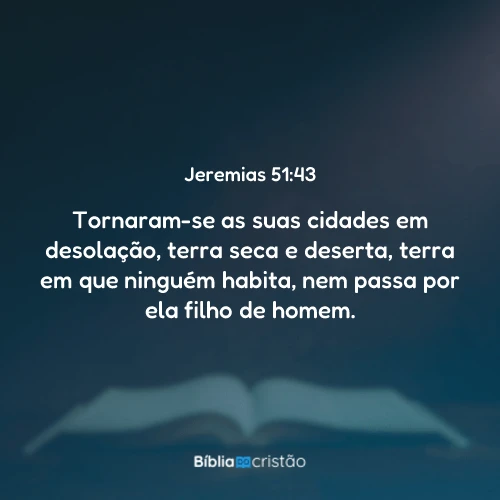 Jeremias 51:43