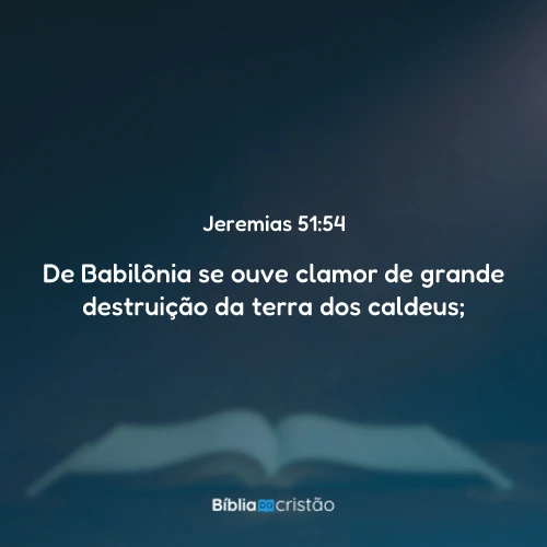 Jeremias 51:54