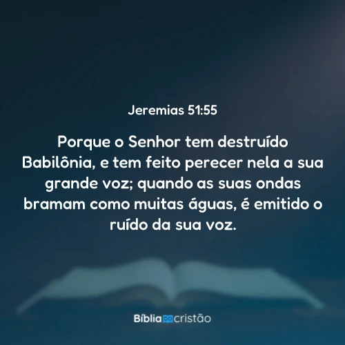Jeremias 51:55